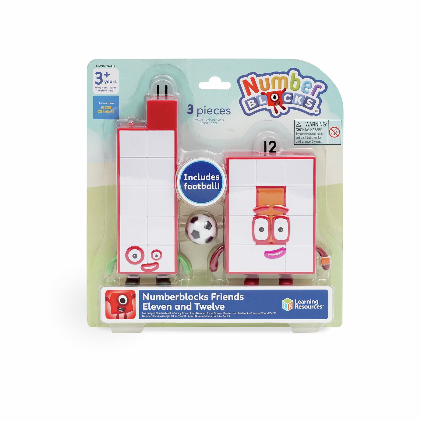 Numberblocks Eleven & Twelve Figures Activity Toy Set