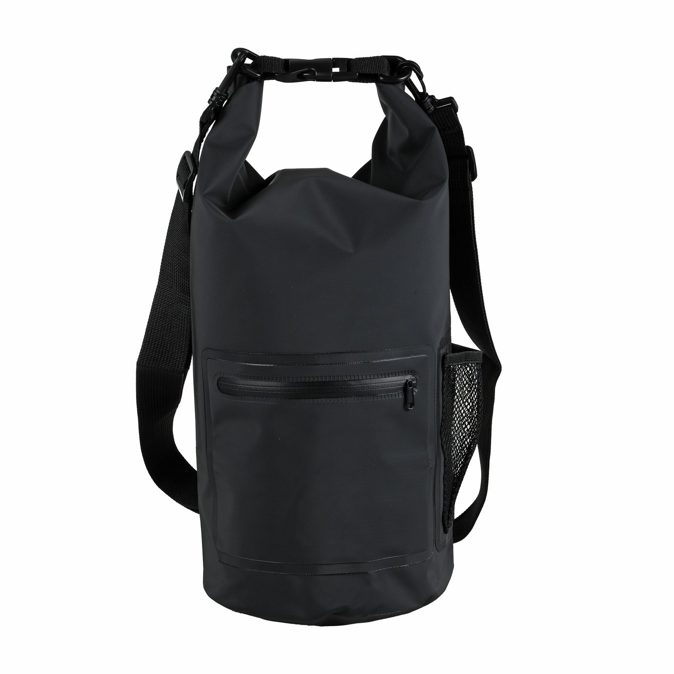 Wet Dry Bag Waterproof Roll Top 10L Backpack - Black