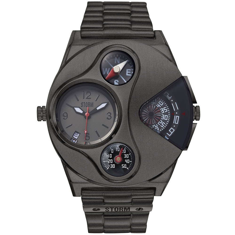 STORM V2 Navigator Men's Grey Stainless Steel Bracelet Watch