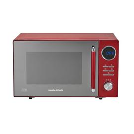 Morphy Richards 800W Standard Microwave - Red