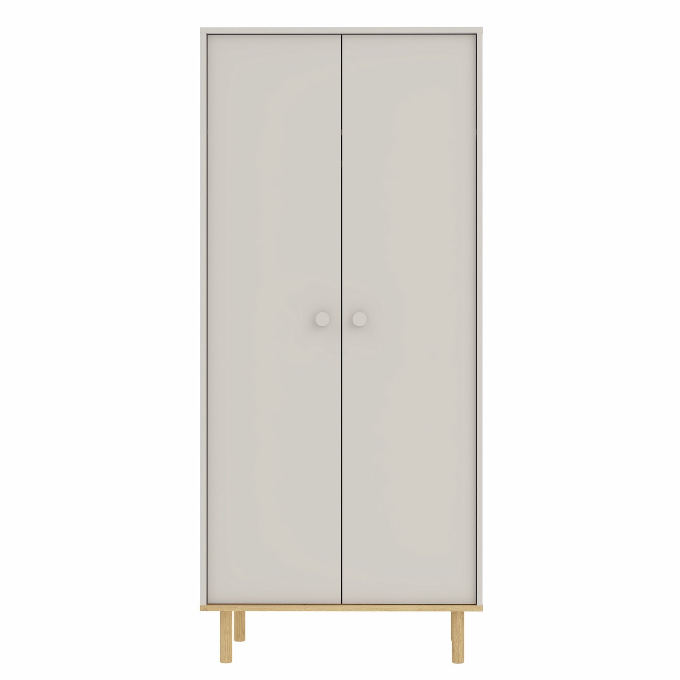 Argos Home Romie 2 Door Wardrobe - Off White