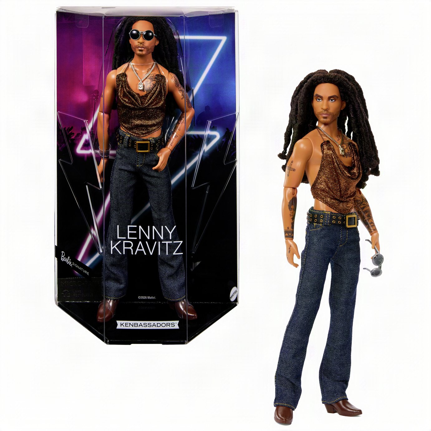 Barbie Signature Kenbassadors Lenny Kravitz Collectable Doll