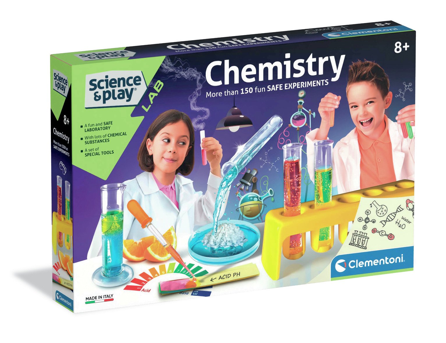 Clementoni 150 Chemistry Experiments Lab Kit