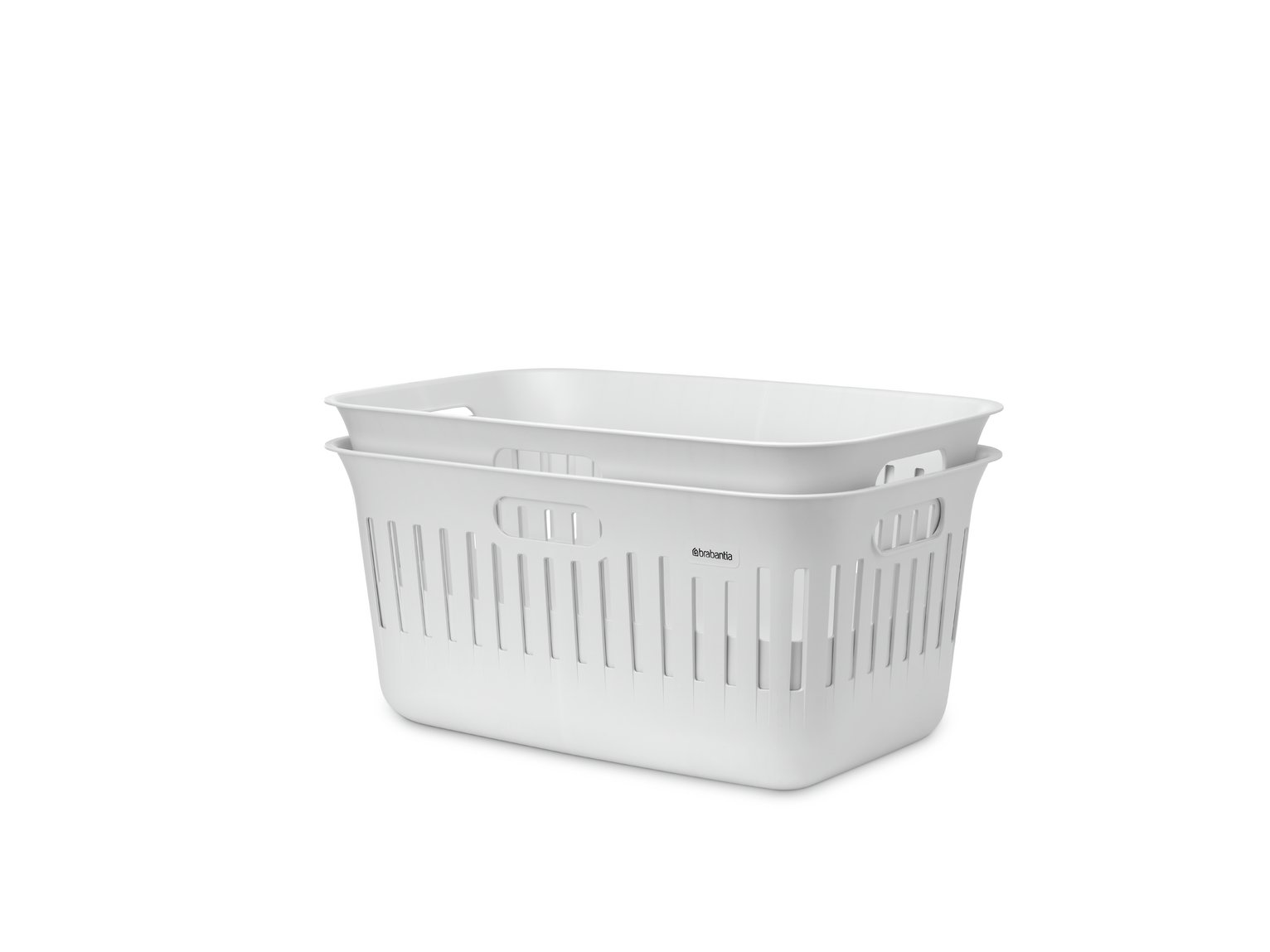 Brabantia Collect-It 40L Set of 2 Laundry Basket - White