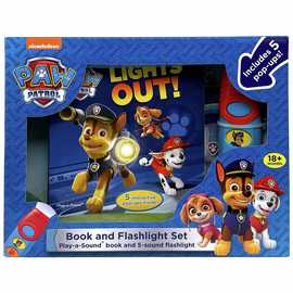 Paw Patrol Flashlight & Book Set