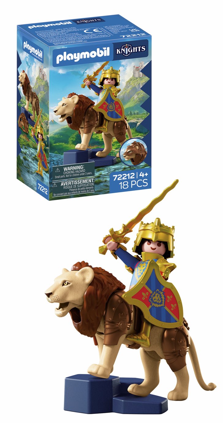 Playmobil Lion with Golden Knight Medieval Adventure Playset