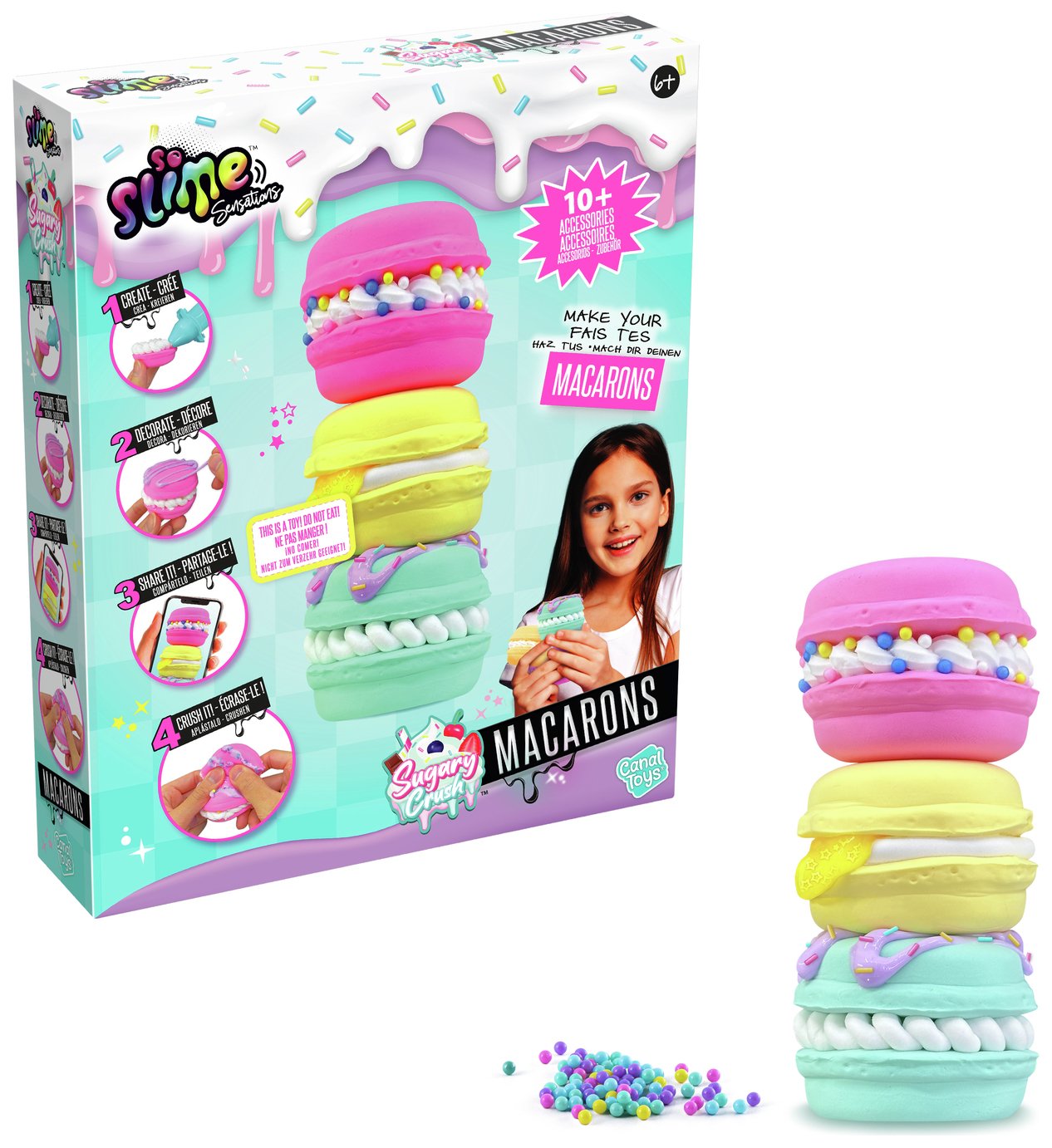 So Slime Sensations Sugary Crush Macarons 
