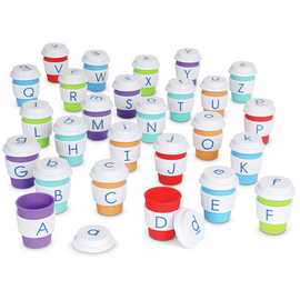 Learning Resources Alphabet Coffee Cups