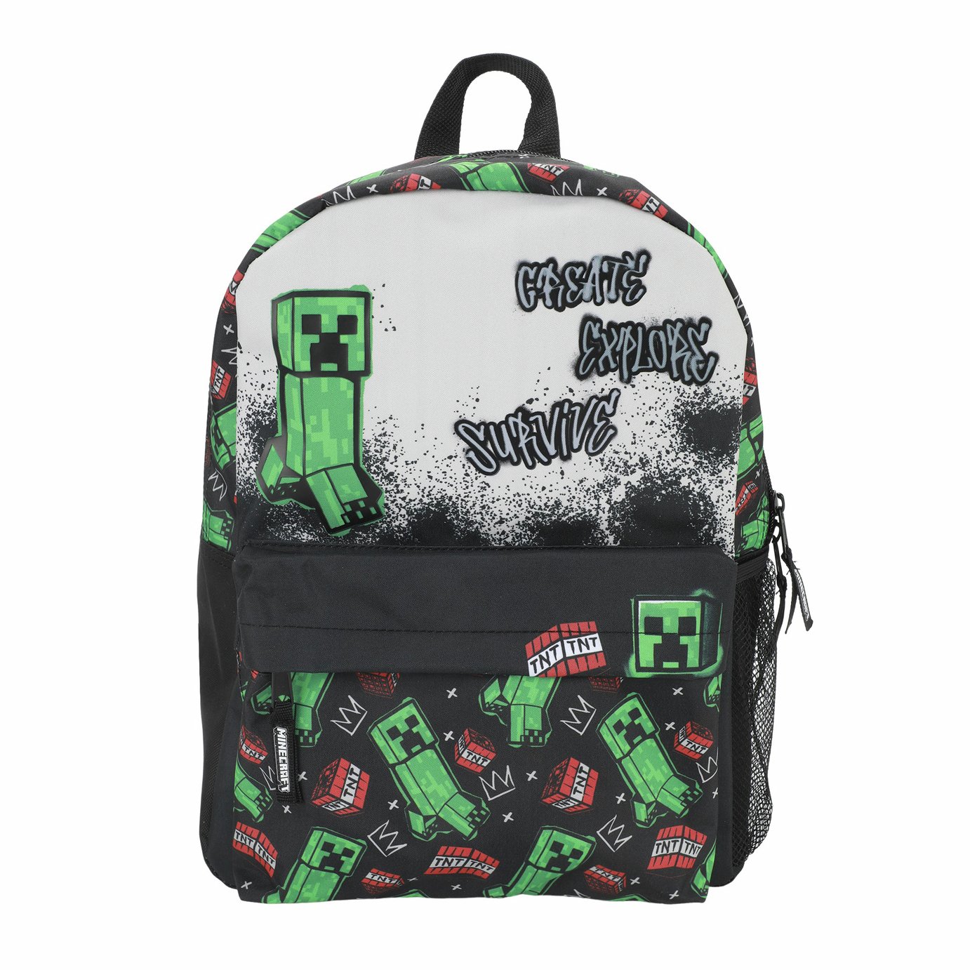 Minecraft Creeper 12L Backpack - Black & Green