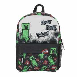 Minecraft Creeper 12L Backpack - Black & Green