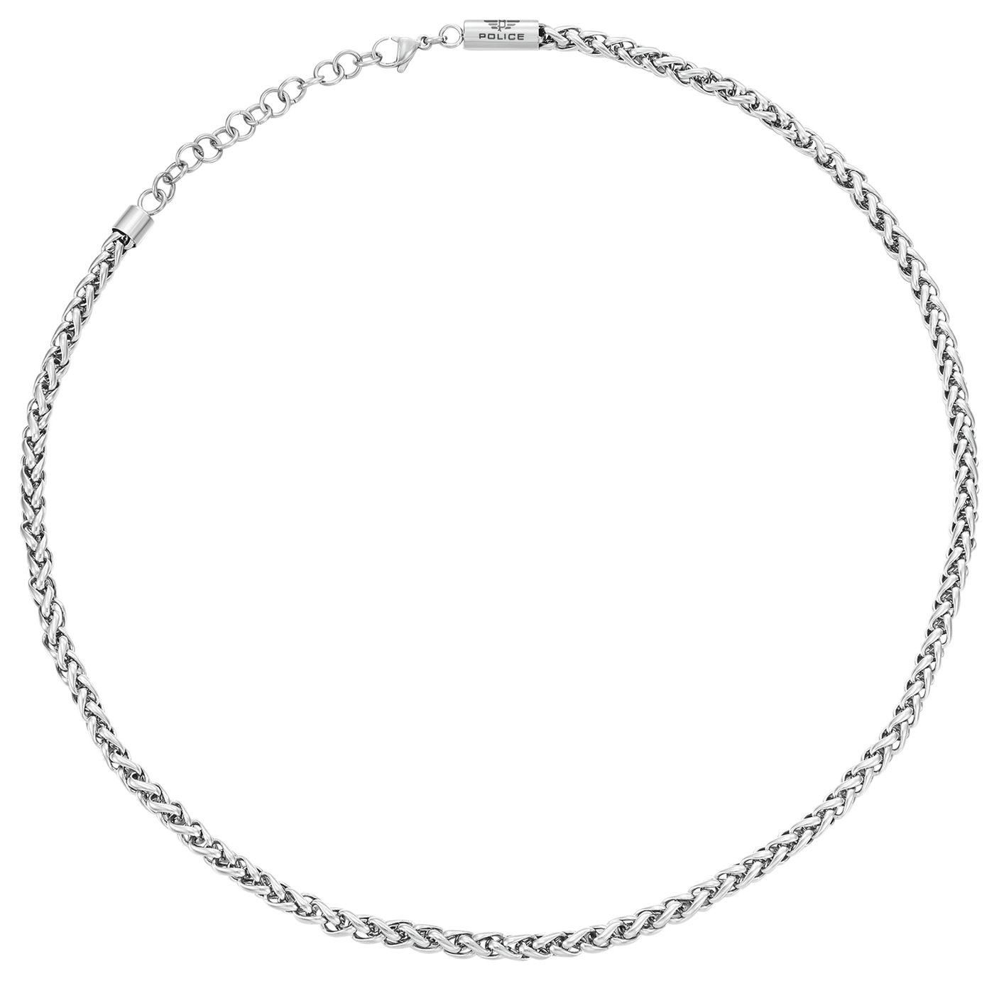 Police Stainless steel Polished Plain Chain Necklace