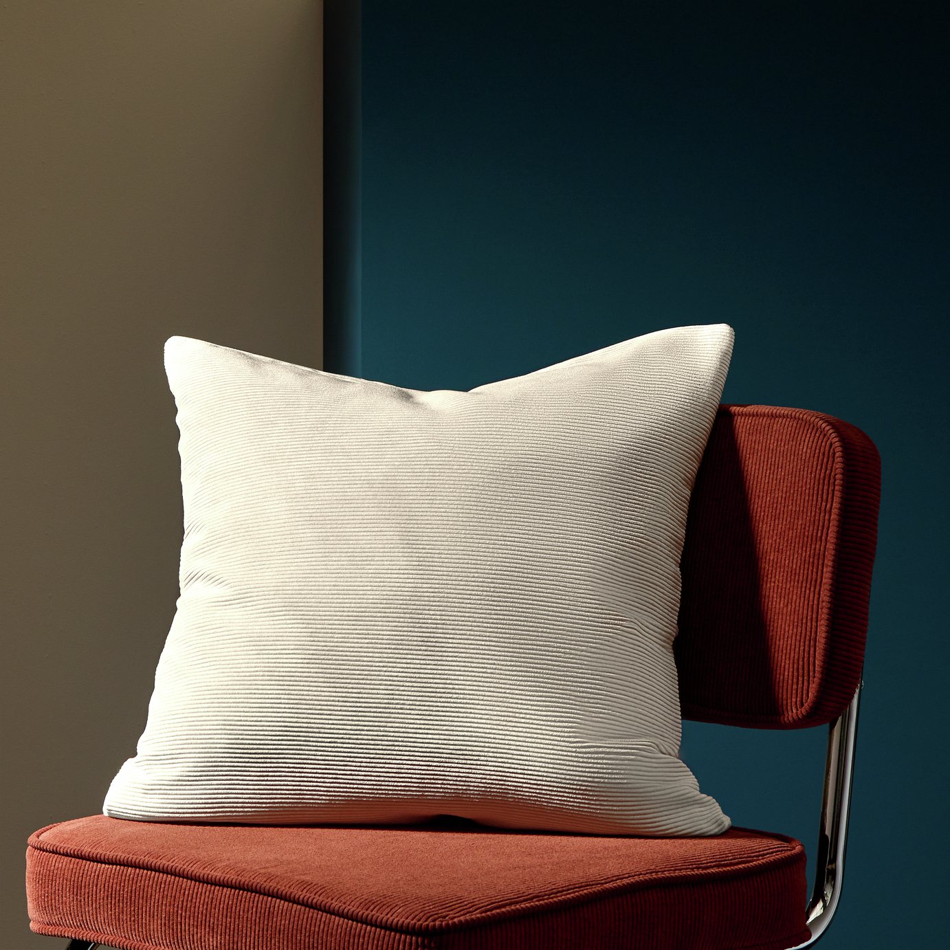 Habitat Cord Cushion - 50x50cm