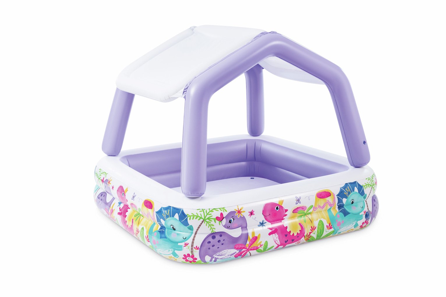 Intex 5ft Sun Shade Kids Paddling Pool - 295L
