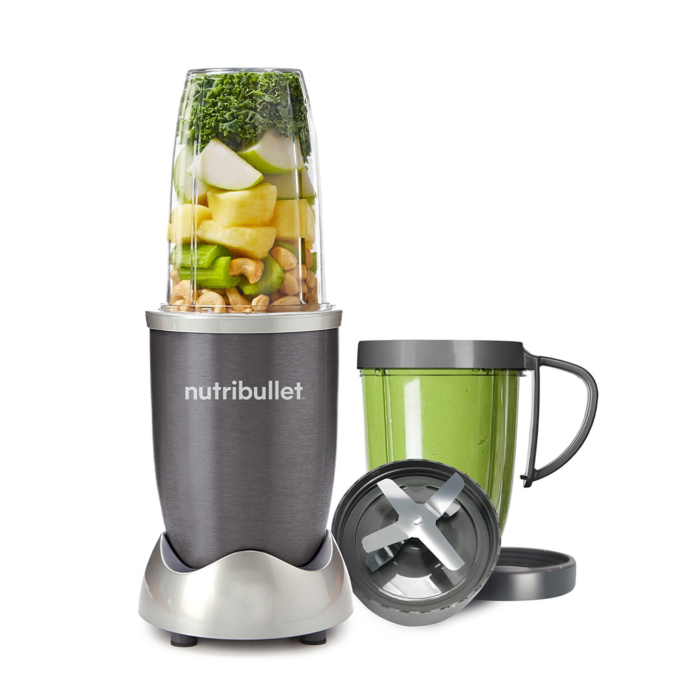 nutribullet 600 Series Deluxe 6 Piece Kit Blender - Grey