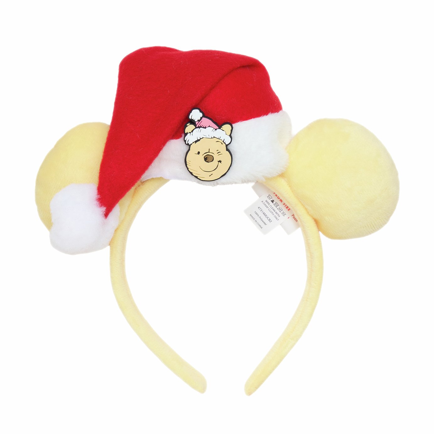 Disney Winnie The Pooh Ears Headband with Santa Hat