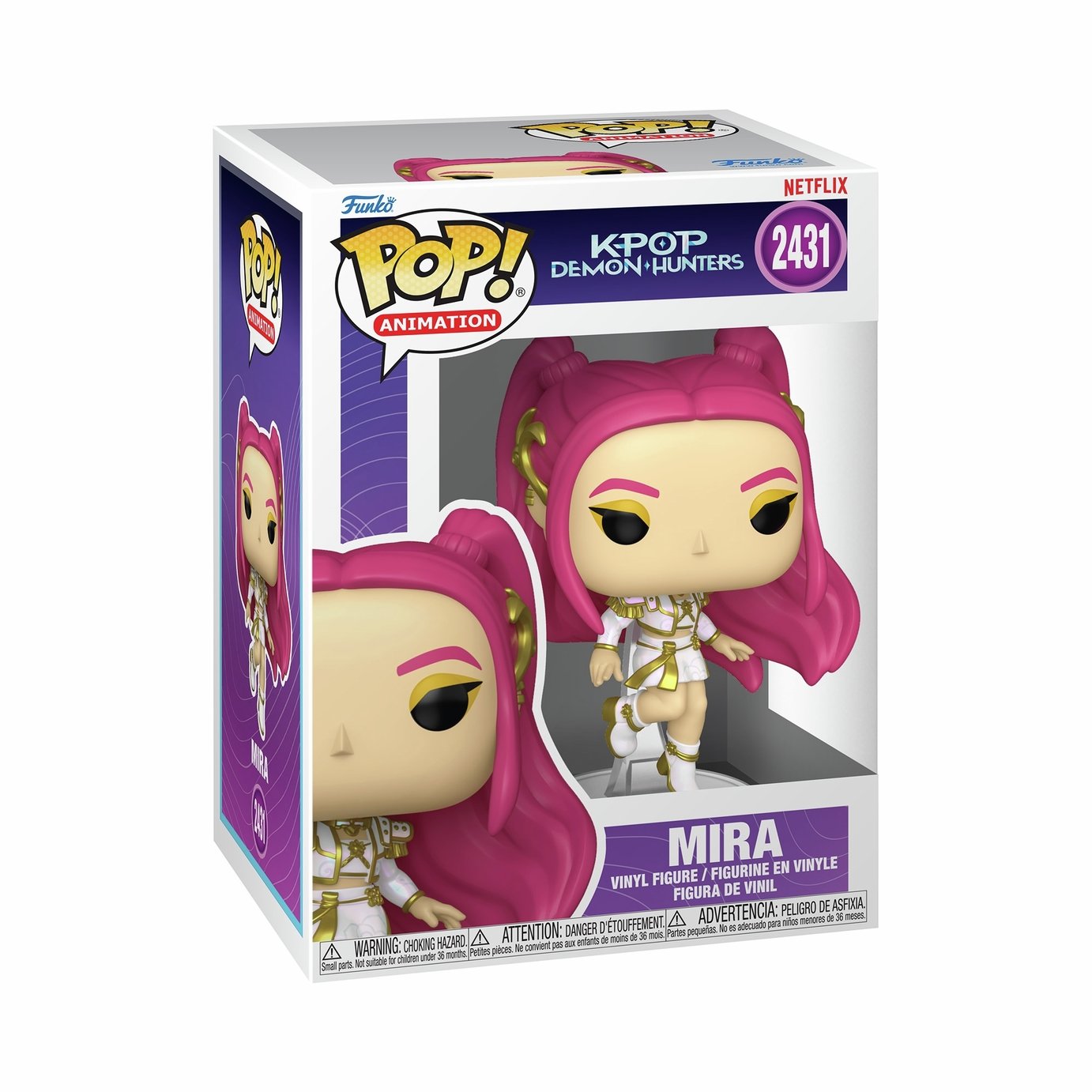 Funko POP! Animation K-pop Demon Hunters Mira 4.4 Inch Vinyl Figure