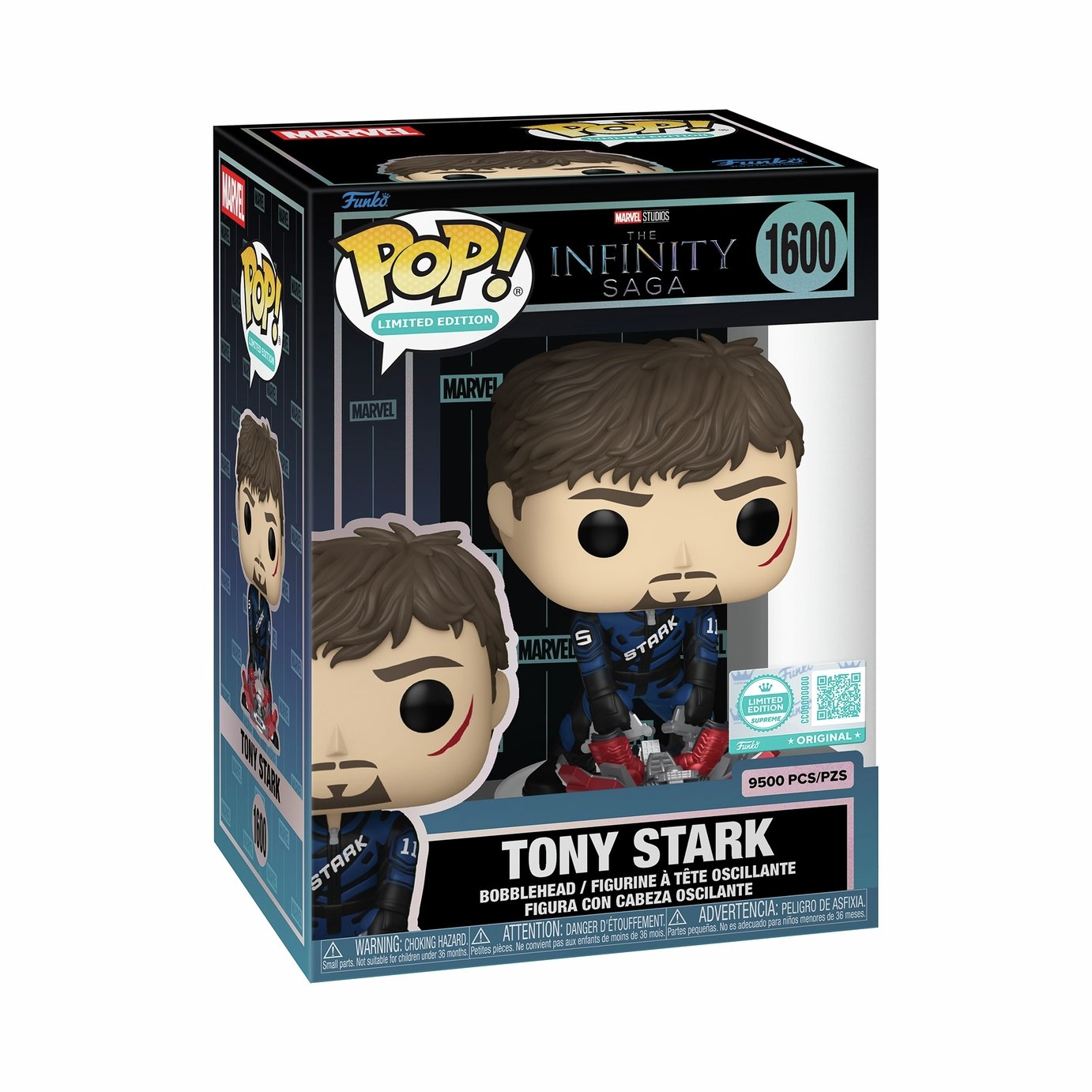 Marvel POP Supreme Iron Man 2 Tony Stark with Suit 4 Inch Action Figure