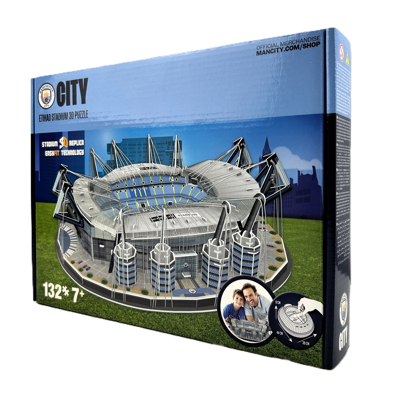 University Game Manchester City Stadium 132 Pieces 3D Puzzle