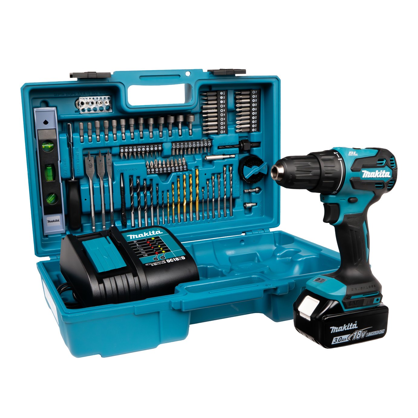 Makita DHP490SFX2 3.0Ah Cordless Brushless Combi Drill - 18V