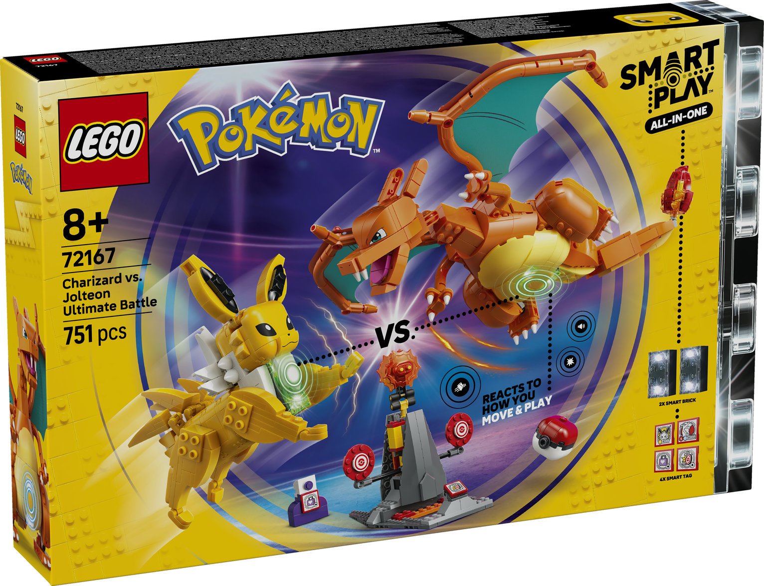LEGO Pokémon SMART Play: Charizard vs. Jolteon Ultimate Battle 72167 PREORDER