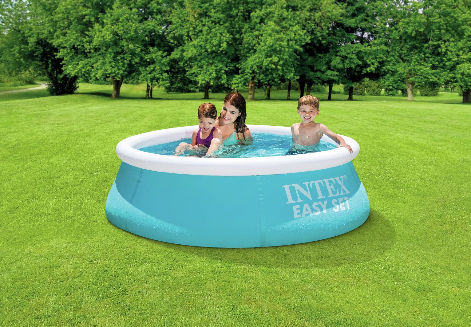 Intex 6ft Easy Set Round Shaped Medium Paddling Pool - 880L