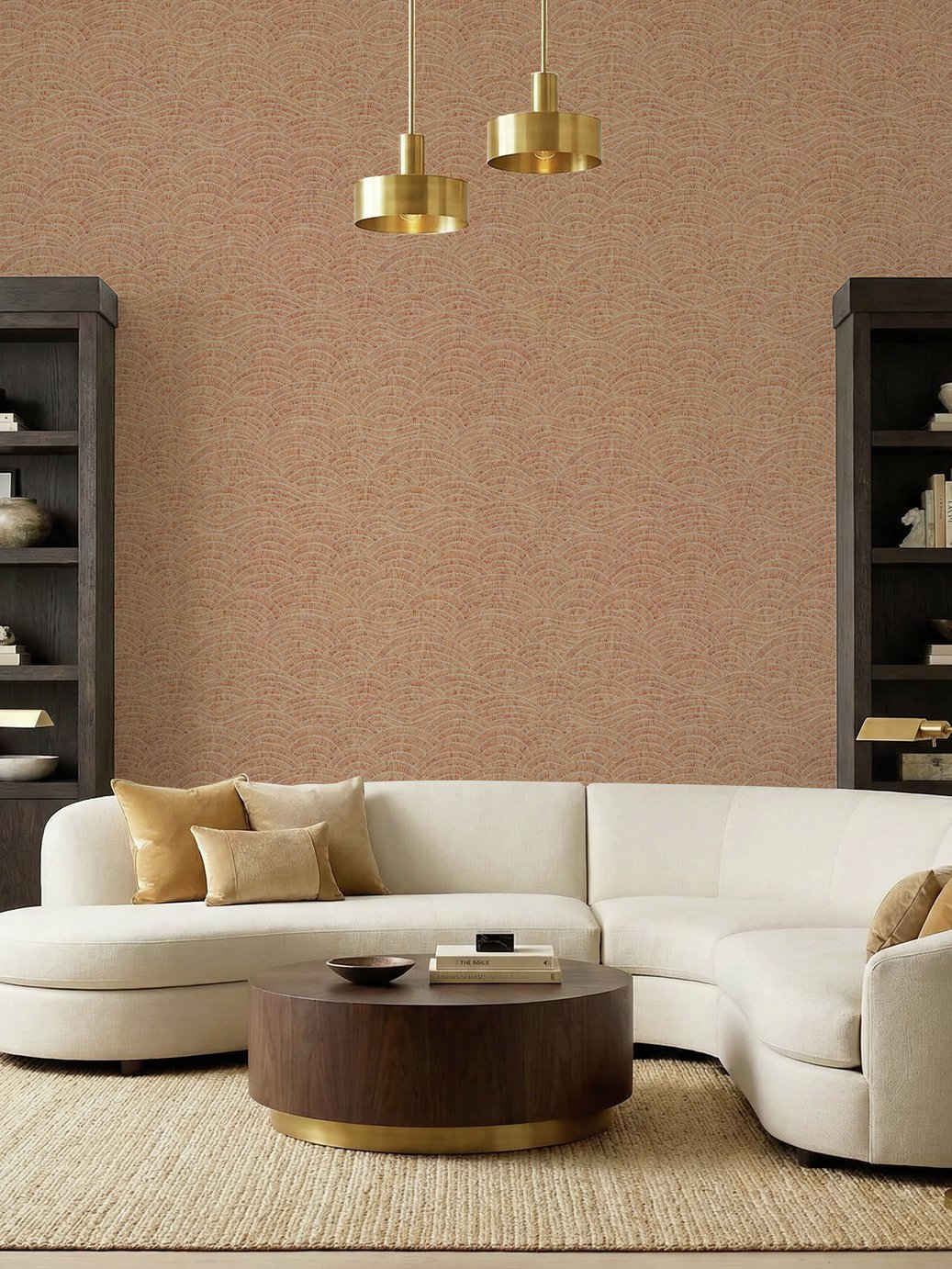Esselle Home Dalty Copper Wallpaper