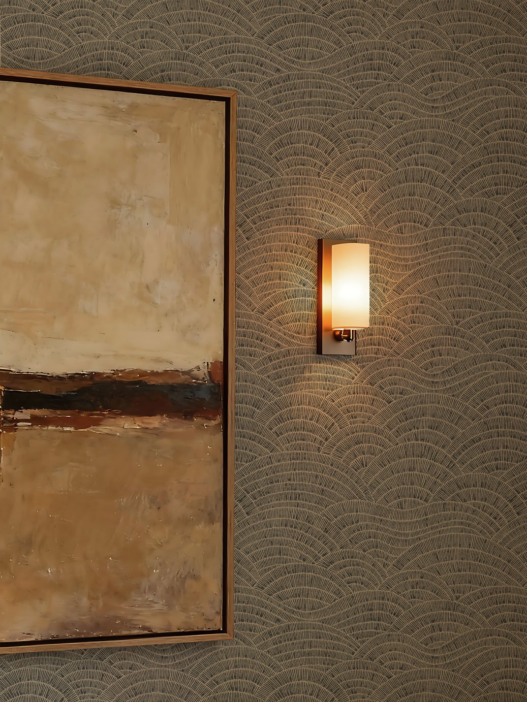 Esselle Home Dalty Slate Wallpaper