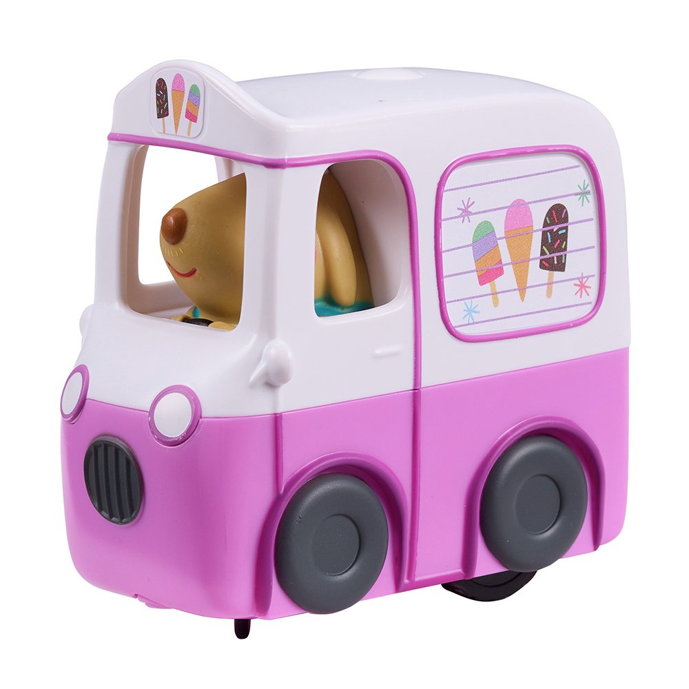 Peppa Pig Whizz Around Little Ice Cream Pink Van
