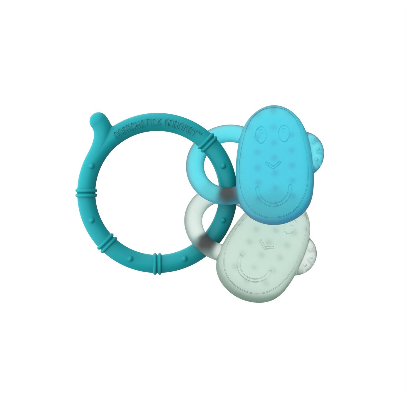 Matchstick Monkey Ice Cooling Teether - Blue