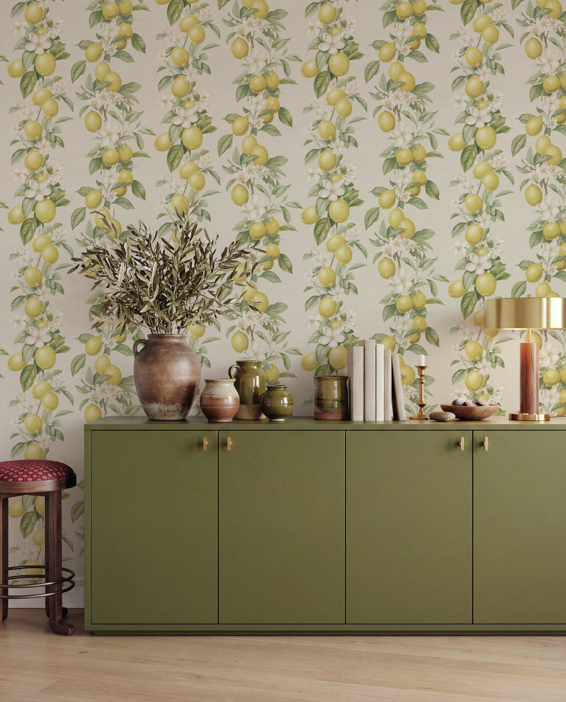Arthouse Lemon Trail Yellow Wallpaper