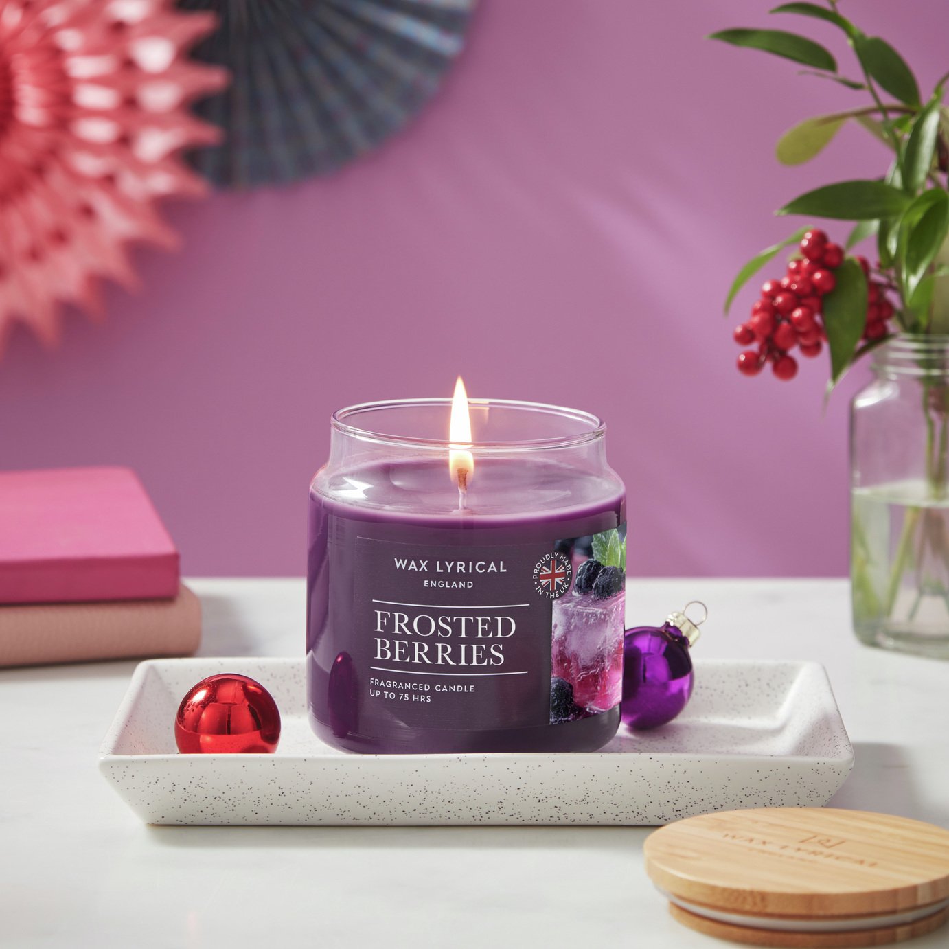 Wax Lyrical Medium Candle - Frosted Berries