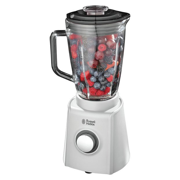 Buy Russell Hobbs Go Create White  Glass Jug Blender 25970 | Blenders  and smoothie makers | Argos