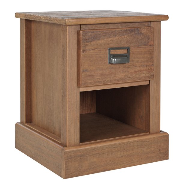 Buy Argos Home Drury 1 Drawer Bedside Table Pine Bedside