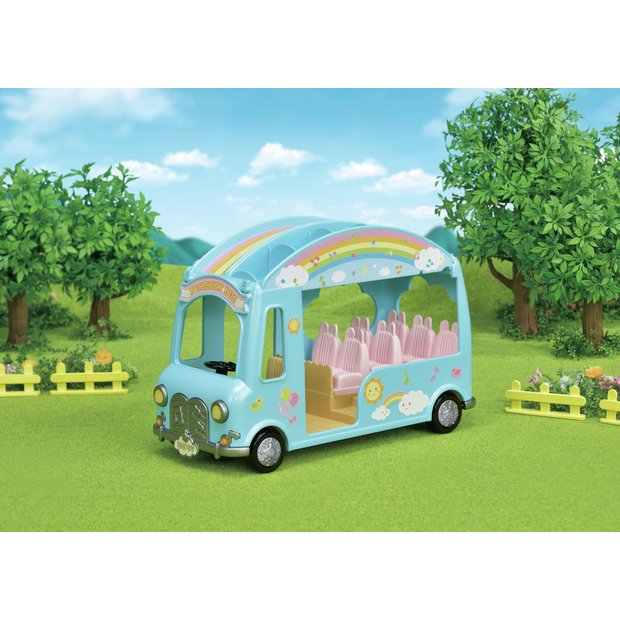 sylvanian families nursery bus yellow