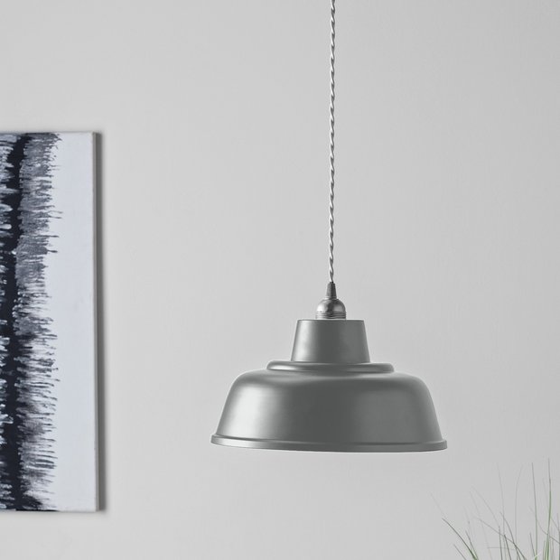 Metal pendant store shade