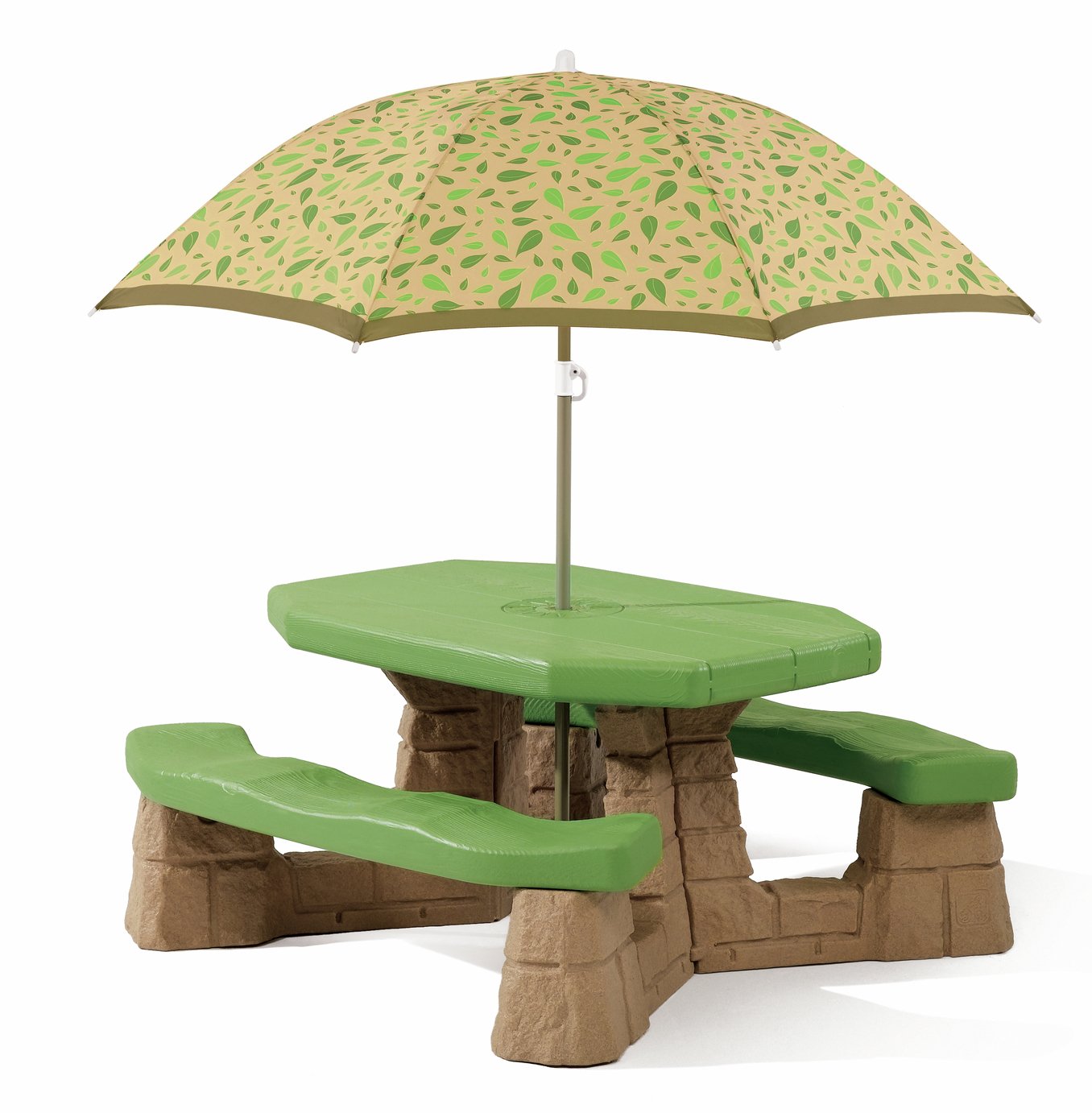 Step2 Nature Picnic Table with Yellow Umbrella
