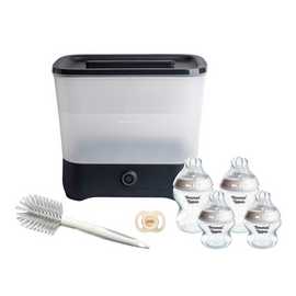 Tommee Tippee Baby Feeding Bottle and Steriliser Set - Black