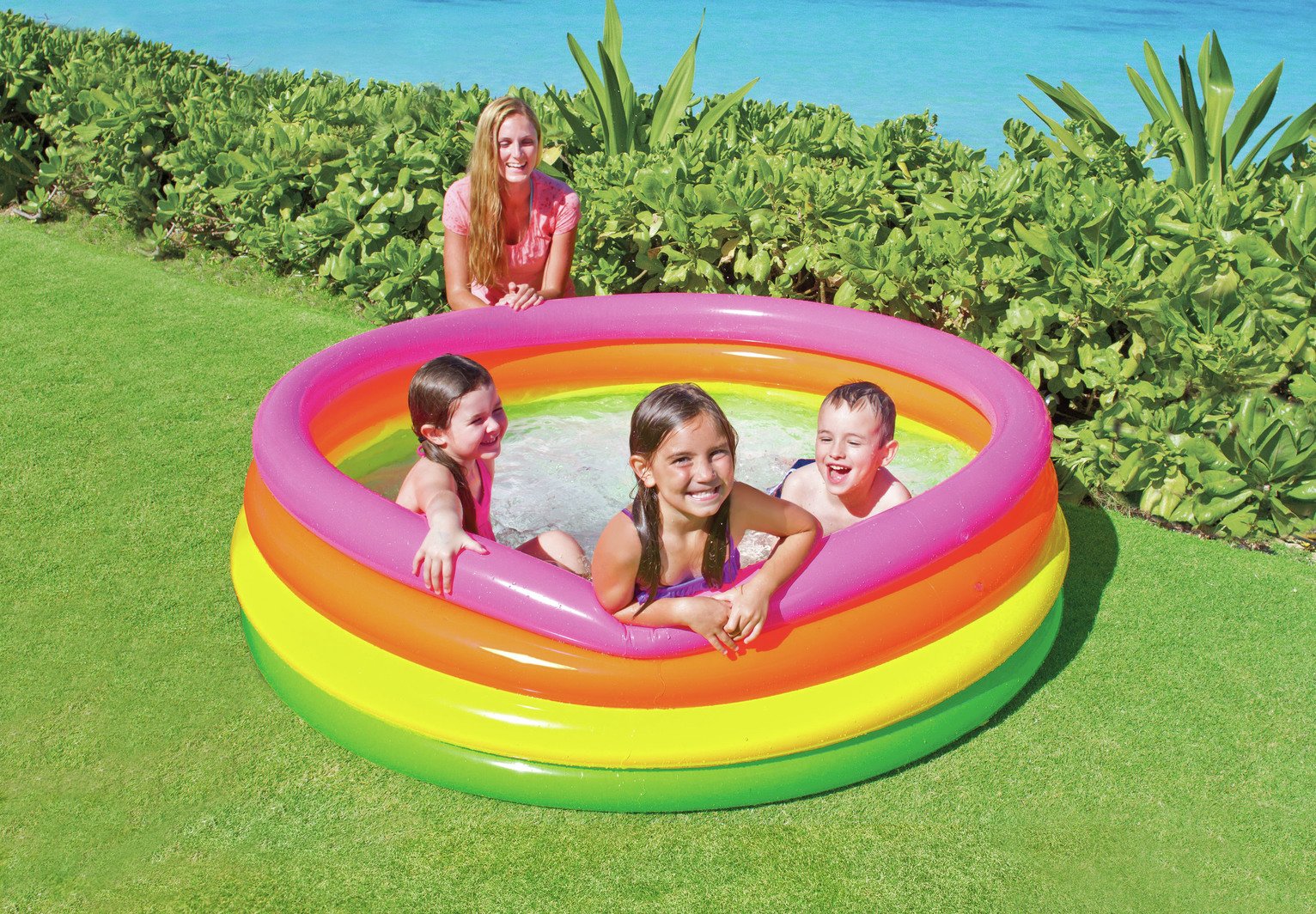 Intex 5.5ft Sunset Glow Medium Paddling Pool - 780L