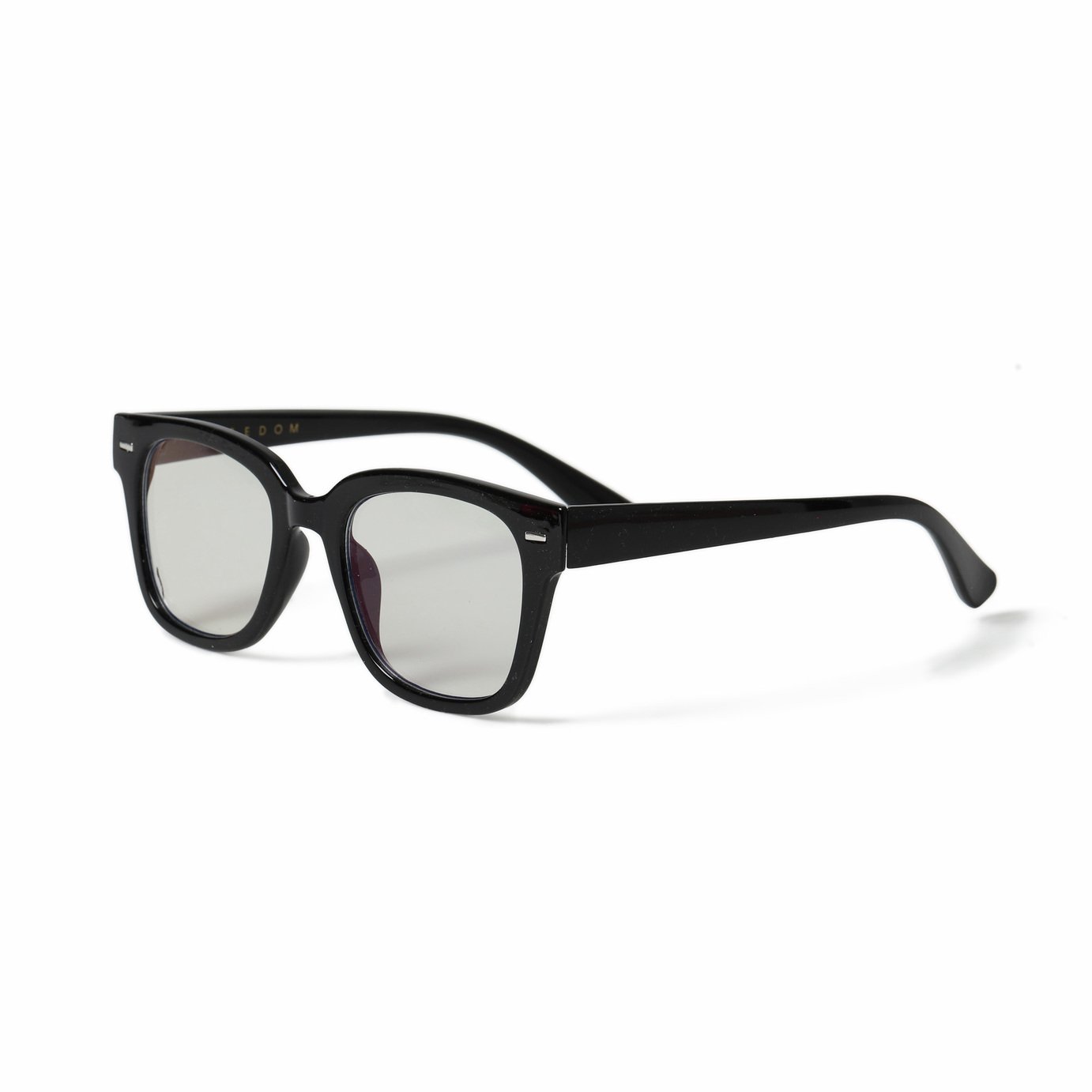 Freedom Black Oversized Blue Light Glasses