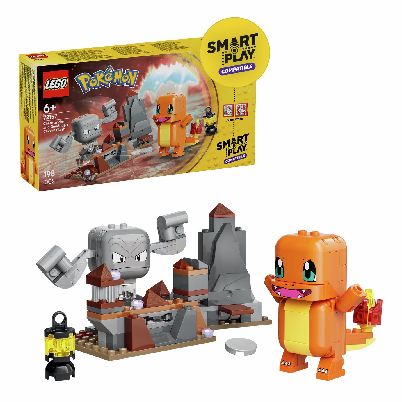 LEGO Pokémon SMART Play: Charmander and Geodude's Cavern Clash 72157