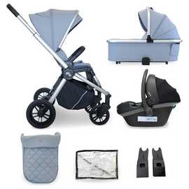 My Babiie MB450i 3-in-1 Travel System - Steel Blue