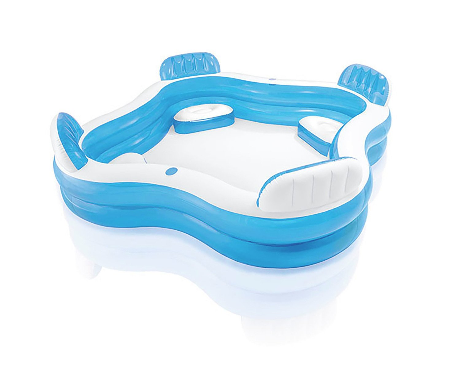 Intex 7.5ft Large Family Lounge Garden Paddling Pool - 990L