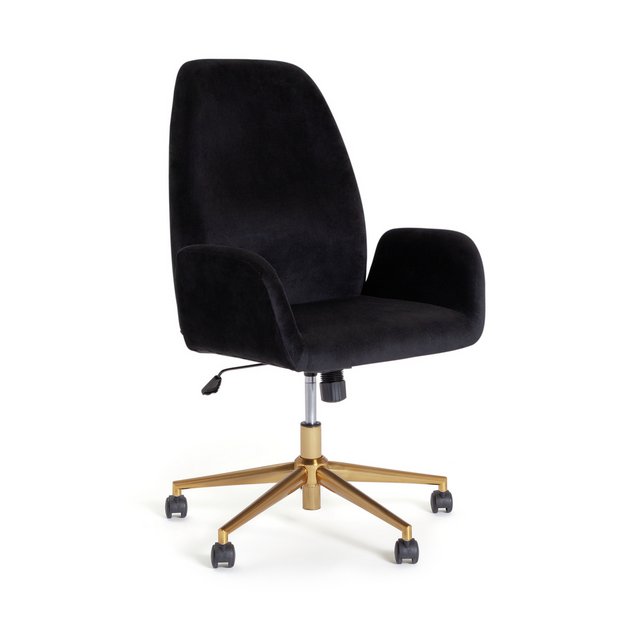 Velvet computer chair hot sale