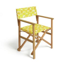 Habitat Wooden Director Chair - Lemons