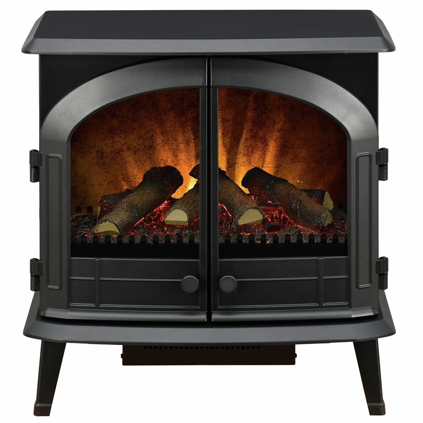 Dimplex Emberly Optiflame 3 Sided 2kW Electric Stove Fire - Black