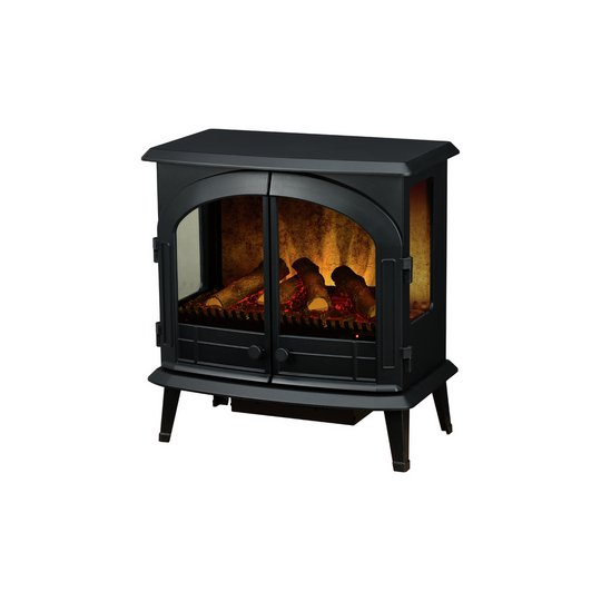 Dimplex Emberly Optiflame 3 Sided 2kW Electric Stove Fire - Black