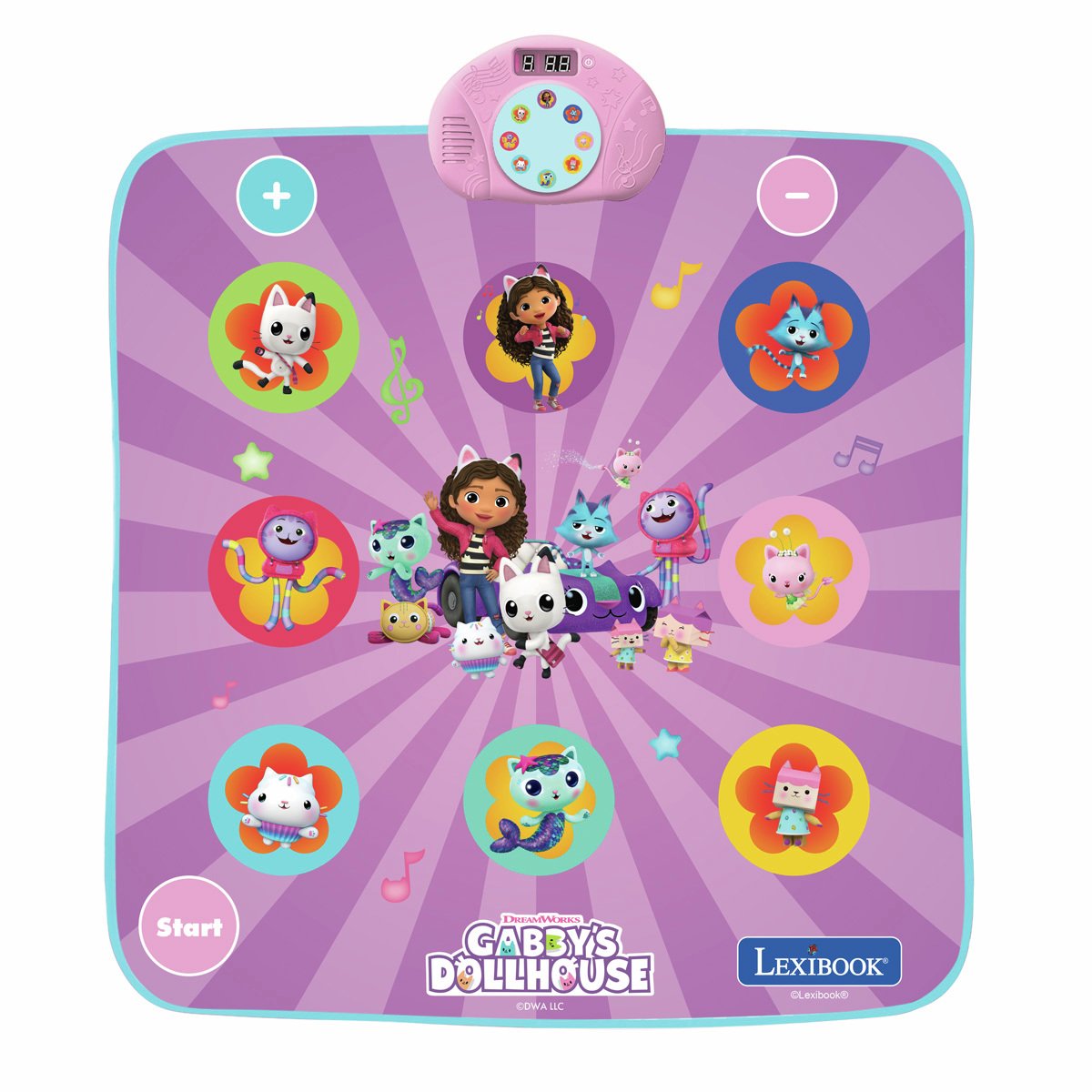 Lexibook Gabby Dollhouse Bluetooth Dance Mat