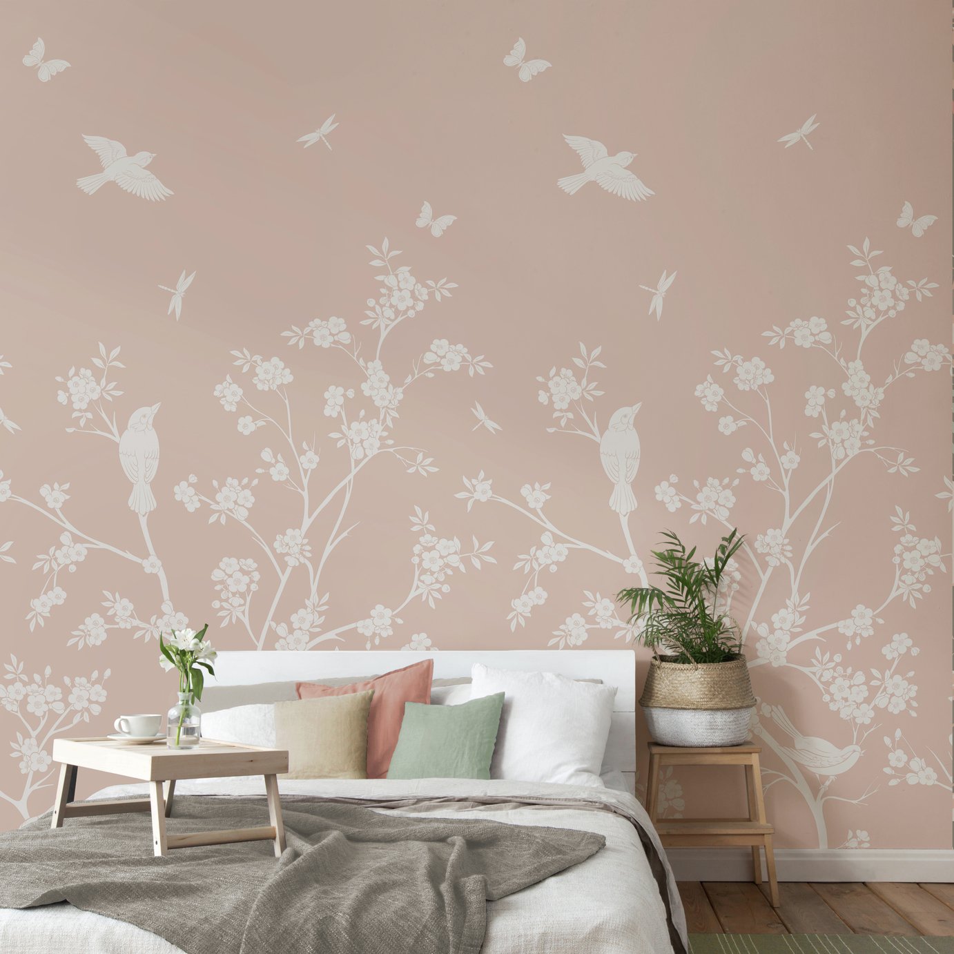Origin Murals Blossom Trail Blush Wall Mural