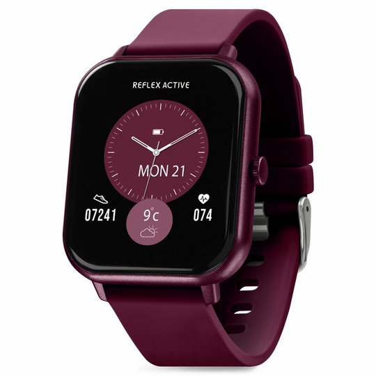 Reflex Active Nexus Lite Smart Watch - Berry Silicone Strap
