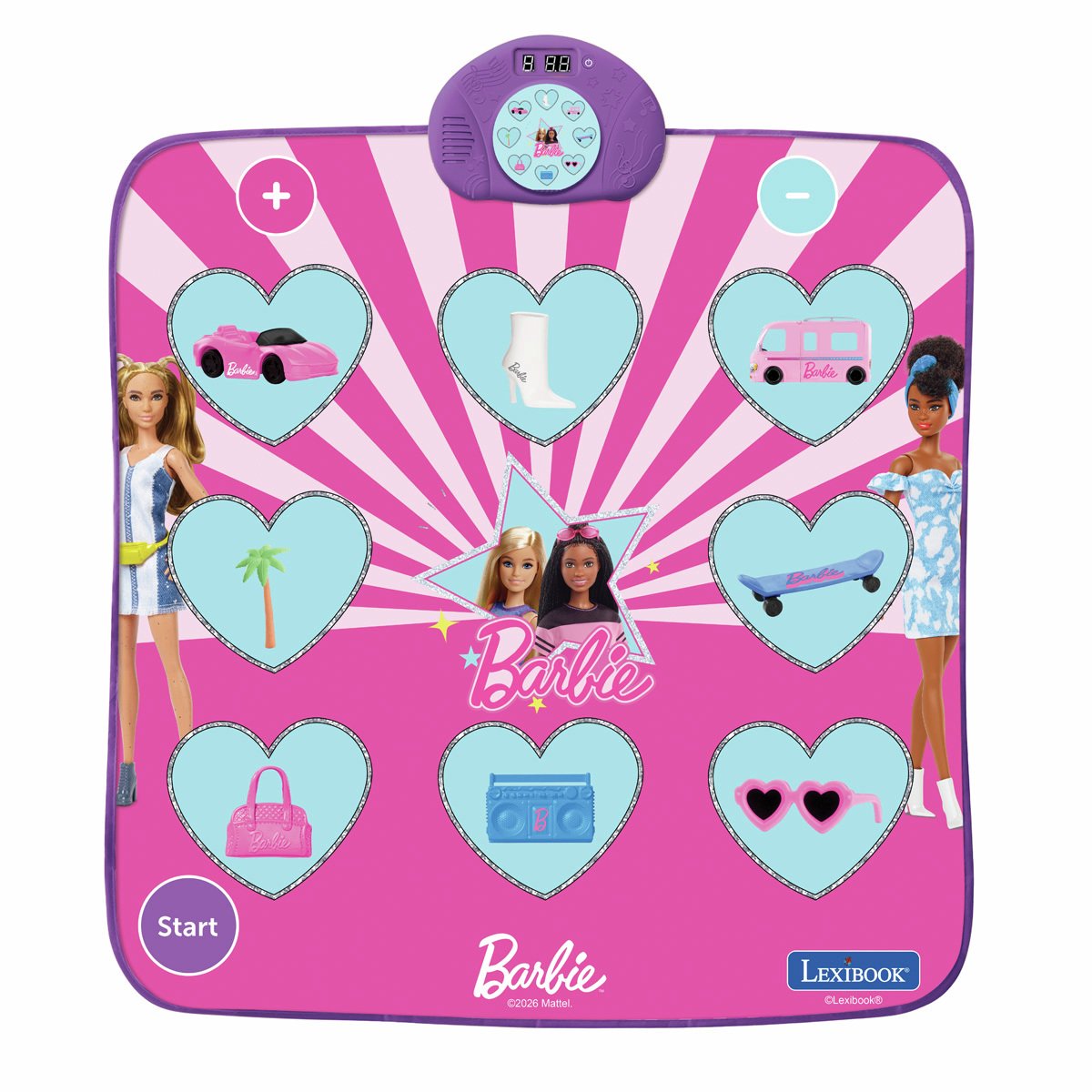 Lexibook Barbie Bluetooth Dance Mat
